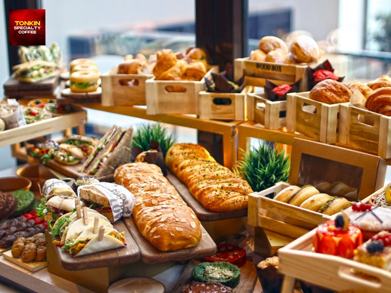 tiec buffet banh ngot
